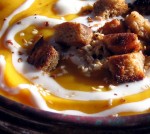 The sesame yogurt cream, sesame seeds and croutons took this simple soup to an amazing place!