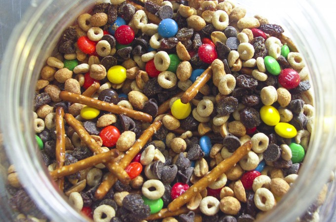 Gorp, trail mix, scroggins... It's a delicious, quick pick-me-up no matter what you call it.