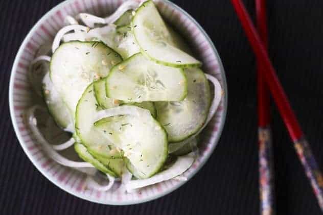 Asian Marinated Cucumber Salad