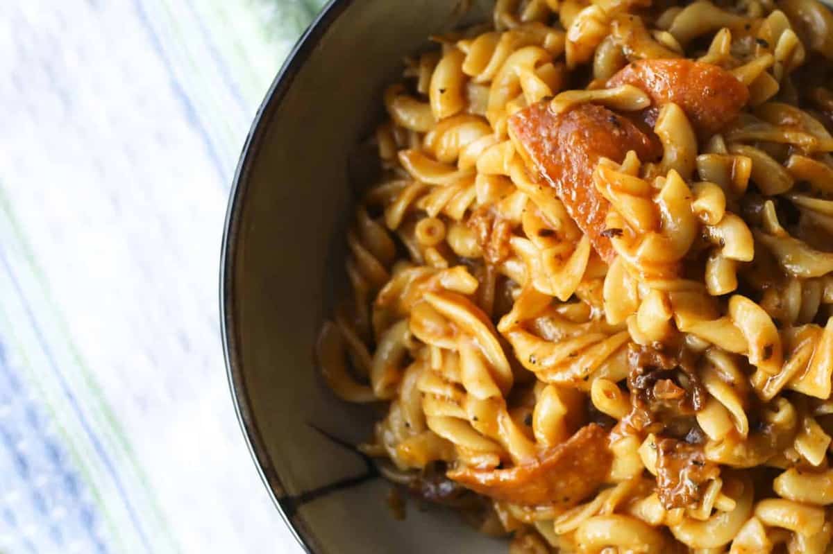 Bacon Pizza Pasta