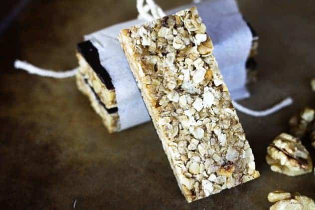 Chunky Monkey Chewy No-Bake Granola Bars