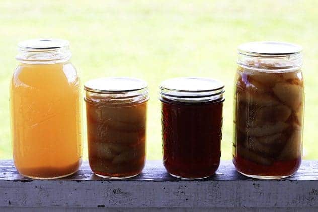 Three In One Pears: Canning Ginger Pears, Dark Ginger Pear Syrup and Pear Juice | Make Ahead Monday