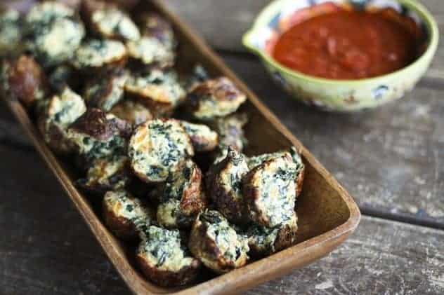 Cheesy Spinach Puffs