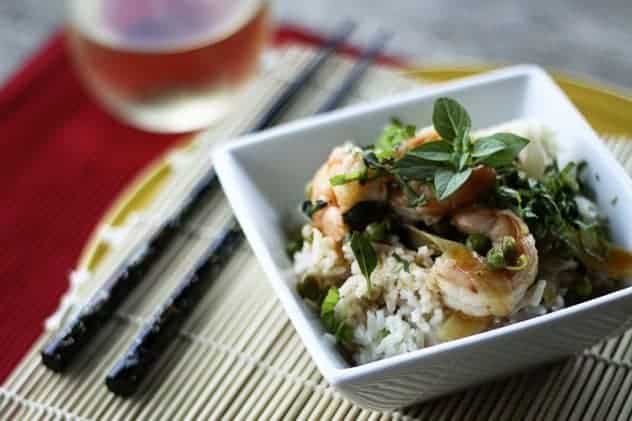 Thai Red Curry Shrimp with Coconut Rice (How to Freeze Rice) | Make Ahead Mondays