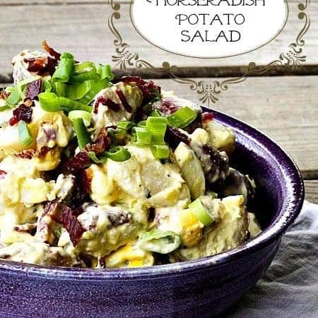 Bacon Horseradish Potato Salad | www.foodiewithfamily.com