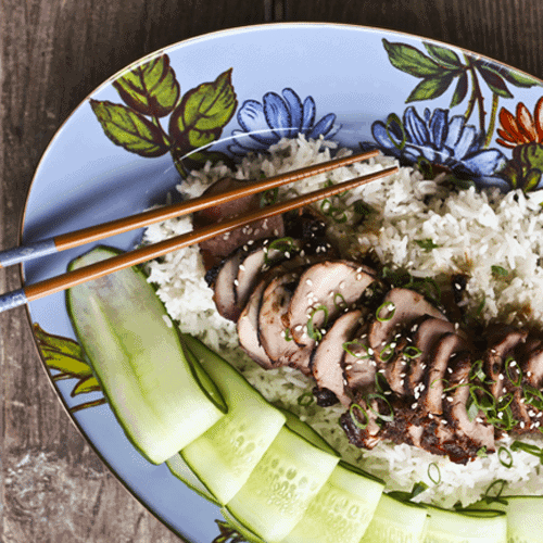 Chinese Barbecued Pork (Char Siu) and an #iPad #GIVEAWAY | Make Ahead Mondays www.foodiewithfamily.com