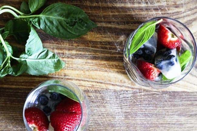 Mixed Berry Sangria by the glass with a Mocktail variation! www.foodiewithfamily.com