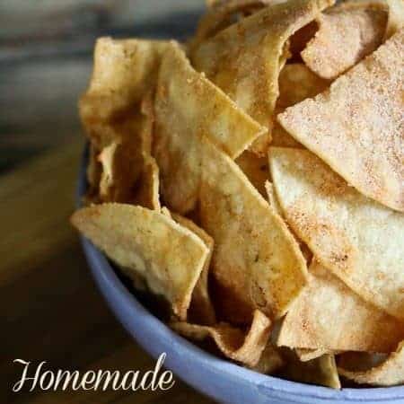 Homemade Cool Ranch Doritos from foodiewithfamily.com #HomemadeTreats