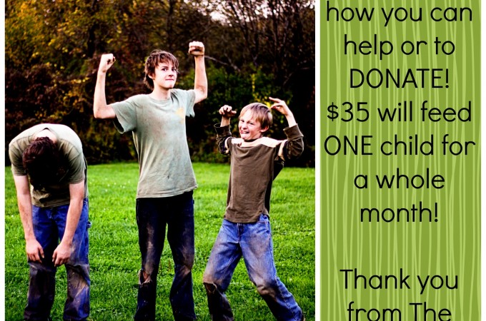 Lindamood Boys 30 Hour Famine appeal