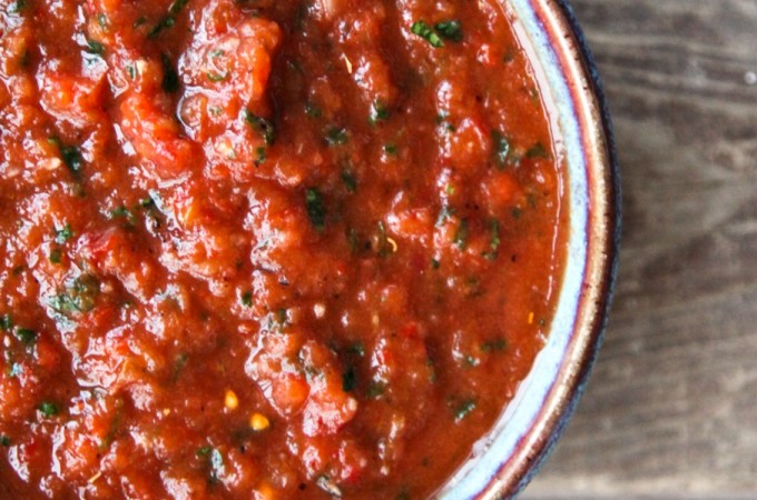 You can have fresh Restaurant Style Chipotle Salsa in 5 minutes flat from foodiewithfamily.com