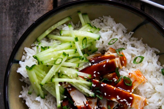 Simple Slow Cooker Korean Style Barbecue Pork on Foodiewithfamily.com