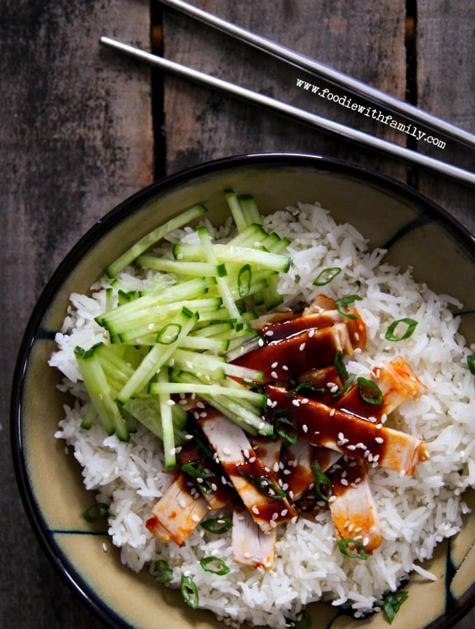 Simple Slow Cooker Korean Style Barbecue Pork on Foodiewithfamily.com