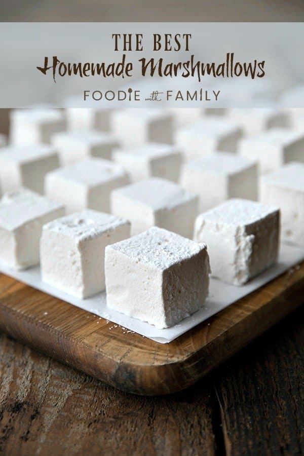 These Homemade Marshmallows are the only marshmallow you'll ever want from this day forward. Creamy, lofty, and light-as-air, you can customize the flavours any way you'd like.