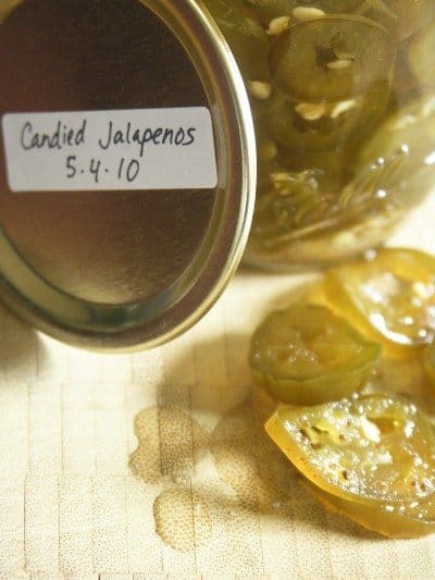Candied Jalapenos {a.k.a. Cowboy Candy} from foodiewithfamily.com