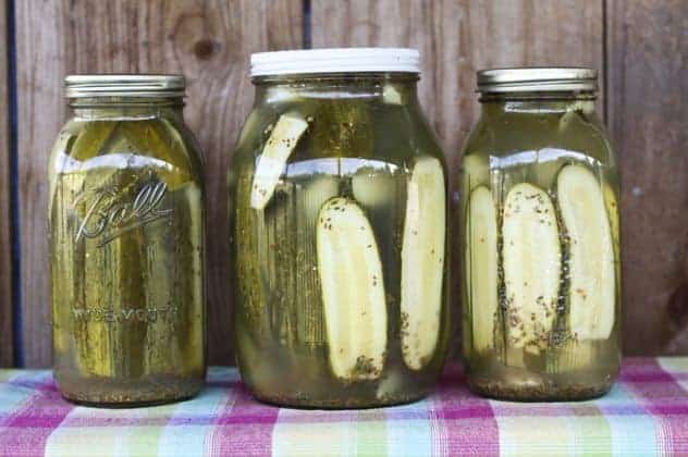 Homemade Claussen Knock-off Pickles from foodiewithfamily.com