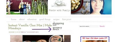 recipe tab capture