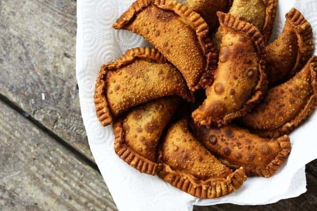 Quick & Dirty Raspberry Cheesecake Fried Pies from Foodie with Family.