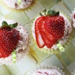 Strawberry Lemonade Cupcakes | www.foodiewithfamily.com