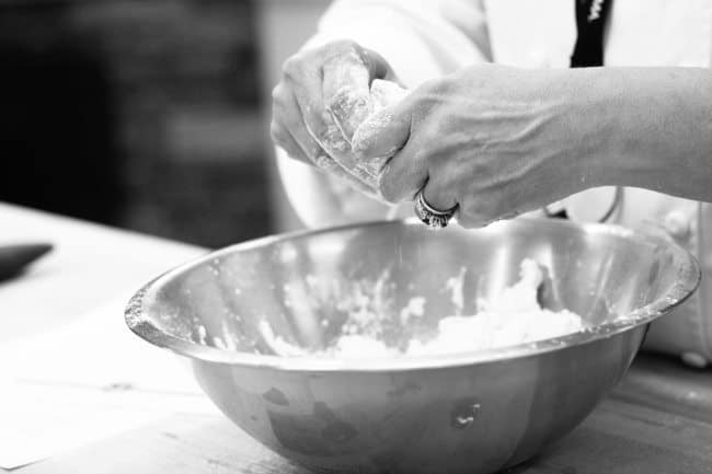 Robyn Sargent making Blitz Pastry | www.foodiewithfamily.com