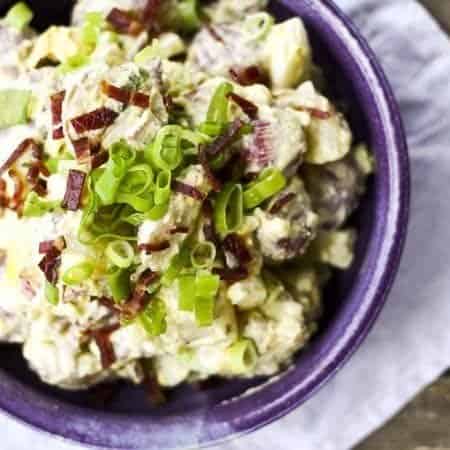 Bacon Horseradish Potato Salad | www.foodiewithfamily.com