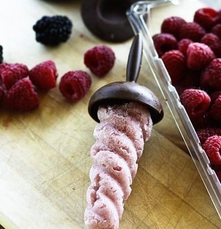 Whipped Fruit Ice Pops, Dairy Free | www.foodiewithfamily.com