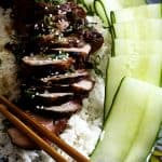 Chinese Barbecued Pork (Char Siu) and an #iPad #GIVEAWAY | Make Ahead Mondays www.foodiewithfamily.com