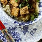 Mapo Dofu {Chinese Spicy Pork with Tofu} | www.foodiewithfamily.com