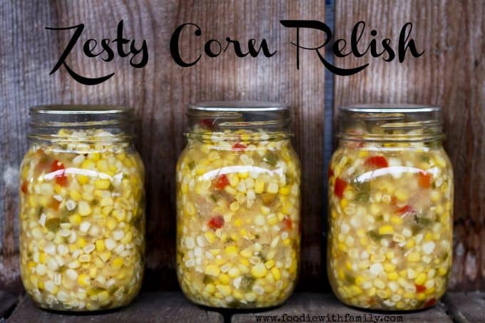 Zesty Corn Relish | www.foodiewithfamily.com