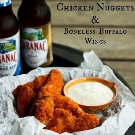 Oven 'Fried' Homemade Chicken Nuggets &Boneless Buffalo Chicken Wings | www.foodiewithfamily.com