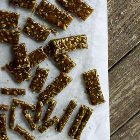 Salted Pepita Brittle | www.foodiewithfamily.com