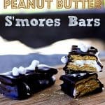 Inside Out Peanut Butter Smores Bars | www.foodiewithfamily.com