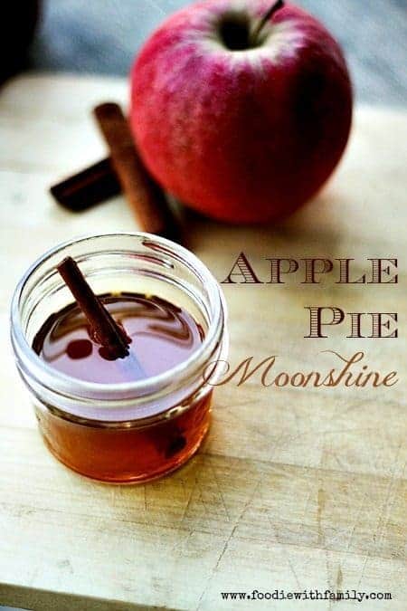 Apple Pie Moonshine at www.foodiewithfamily.com