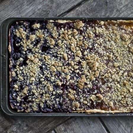 Triple Fruit Slab Pie for #pieweek at www.foodiewithfamily.com