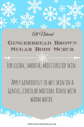 Gingerbread Brown Sugar Body Scrub