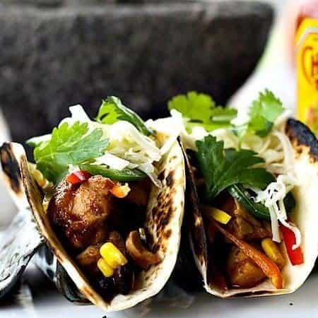 Slow Cooker Barbecue Chicken Tacos from www.foodiewithfamily.com