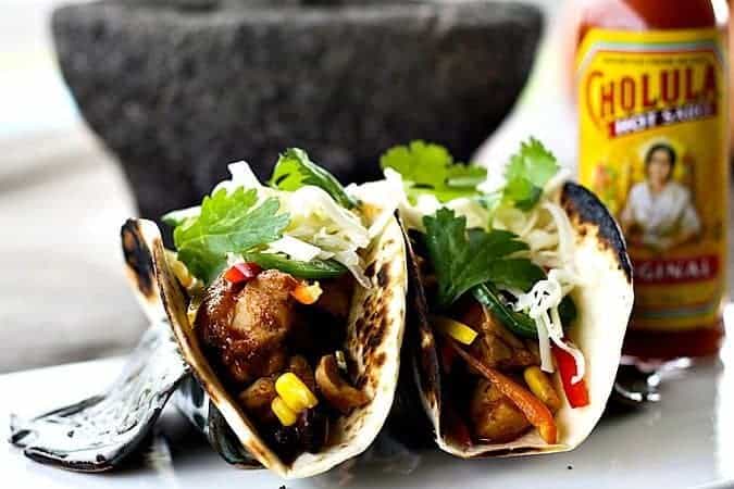 Slow Cooker Barbecue Chicken Tacos from www.foodiewithfamily.com