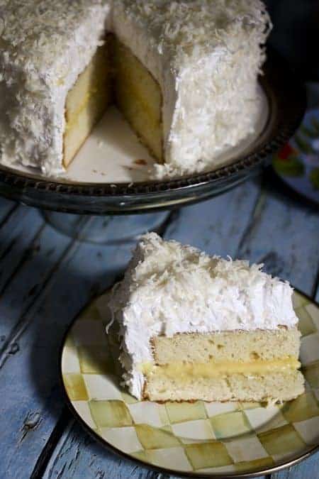 Coconut Lemon Cake on foodiewithfamily.com 