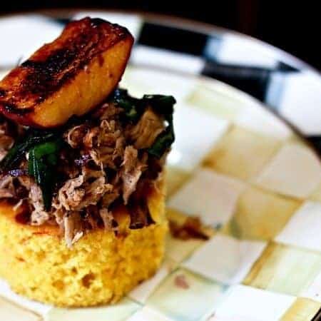 Pulled Pork Habanero Cornbread Stacks #ComfortFood #SuperBowl #GameDay #Entertaining #Recipes