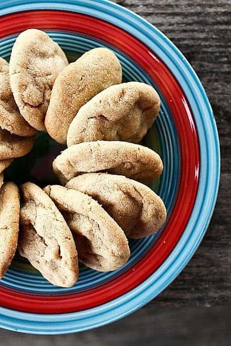 Snickers Stuffed Peanut Butter Cookies. An Amish recipe from foodiewithfamily.com