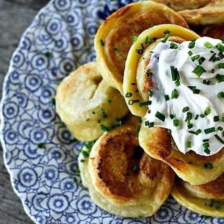 Vareniki: Buttery Mashed Potato and Caramelized Onion Stuffed Dumplings like pierogies foodiewithfamily.com