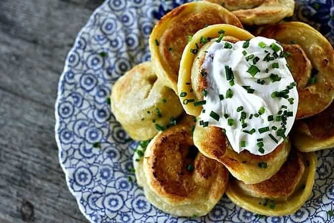 Vareniki: Buttery Mashed Potato and Caramelized Onion Stuffed Dumplings like pierogies foodiewithfamily.com