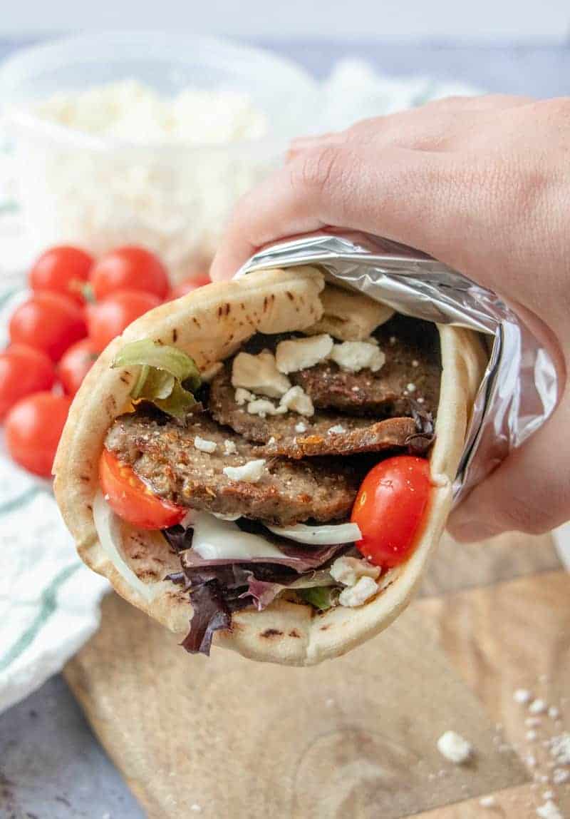 Homemade Gyro Meat and Gyros Foodie with Family