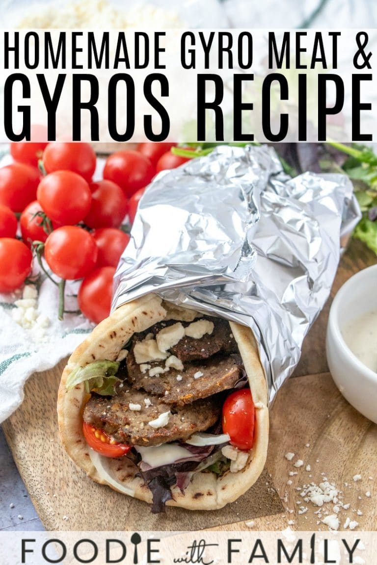 Homemade Gyro Meat and Gyros Foodie with Family