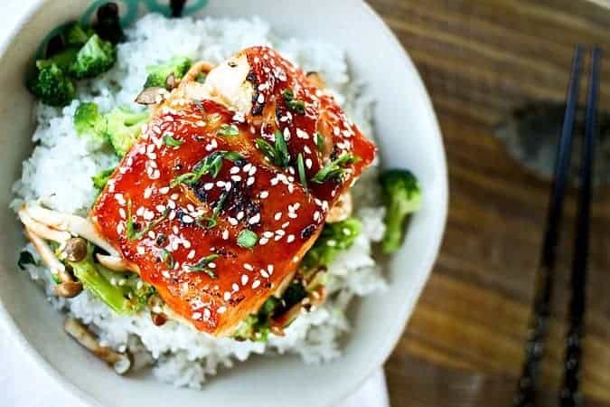 Korean Miso and Honey Glazed Cod. foodiewithfamily.com #fish #lent