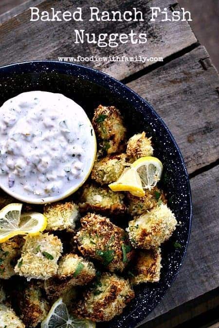 Baked Ranch Fish Nuggets 5 ingredients 30 minutes #Healthyrecipes #Lent