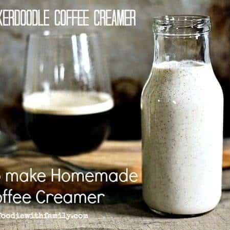 How to Make Coffee Creamer. Snickerdoodle Coffee Creamer is great for coffee OR tea! foodiewithfamily.com