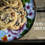 Salted Caramel Chocolate Chunk Cookies from foodiewithfamily.com
