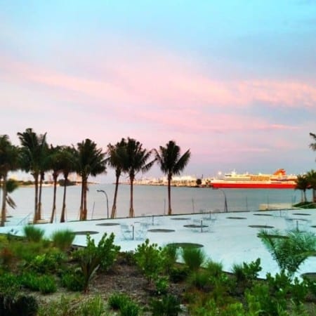 View of the bay in Miami at South Walton Party