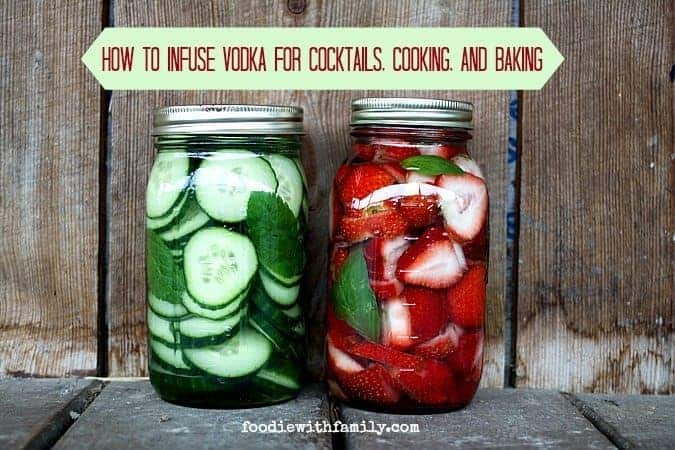 How to infuse vodka for cocktails, baking, and cooking.
