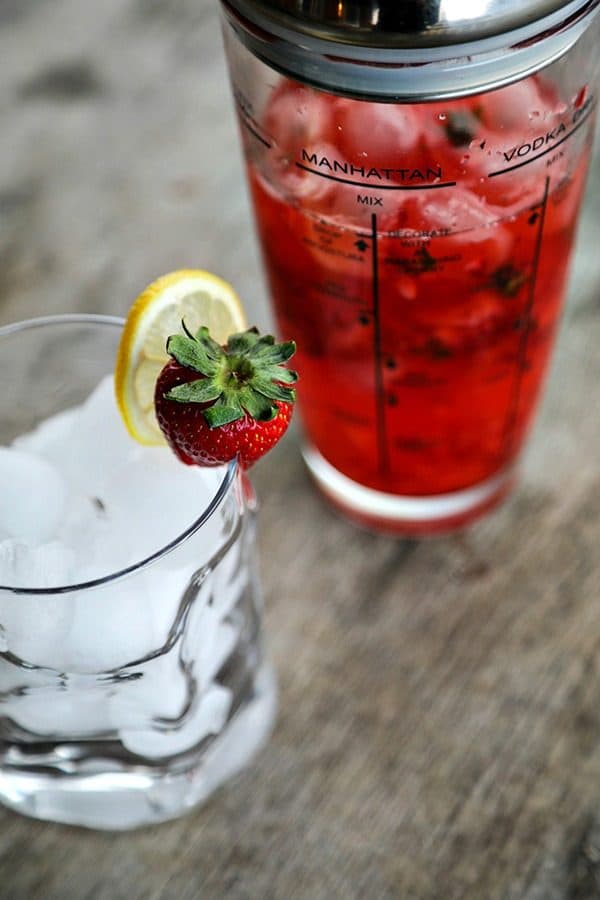 Strawberry Basil Lemonade Recipe + Video • Ciao Florentina